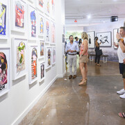 ATX: Concrete to canvas, 2023, opening reception. Courtesy of West Chelsea Contemporary