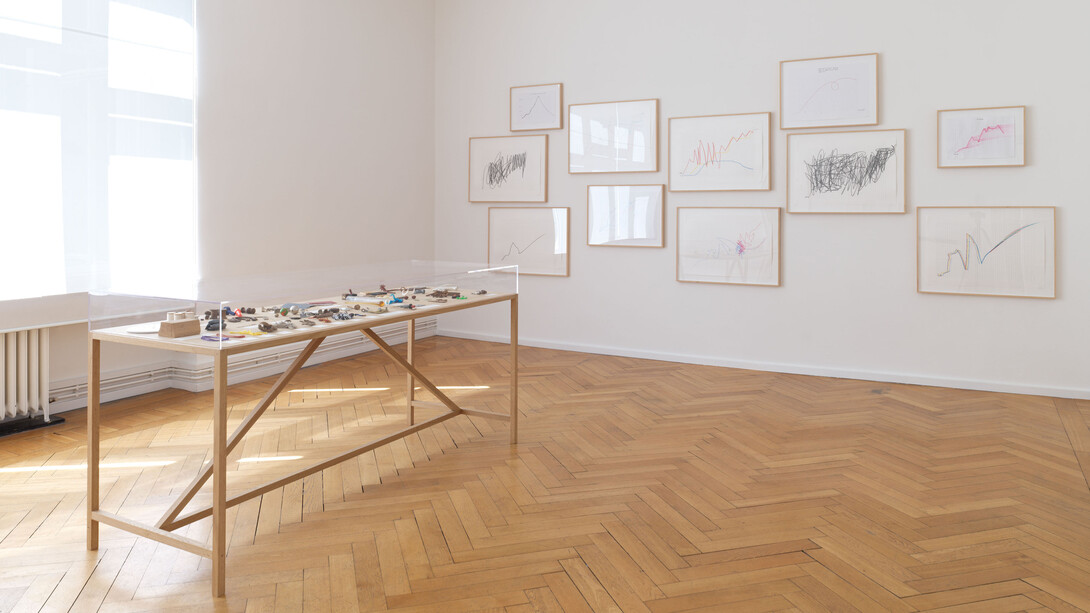 Jimmie Durham, Art and science are the same thing, exhibition view. Courtesy of Barbara Wien Gallery