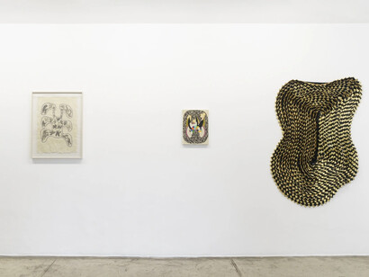 Thiago Barbalho, Segredos e feitiços, vista da exposição. Cortesia da Galeria Nara Roesler