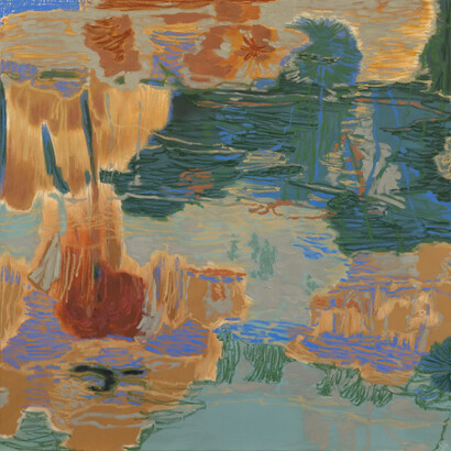 Anne Griffiths, Savouring this moment (detail), 2026. Courtesy of Kristin Hjellegjerde Gallery