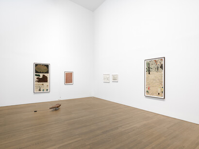 Jockum Nordström, Myrstackarnas land (Land of Anthills), exhibition view. Courtesy of Tim Van Laere Gallery