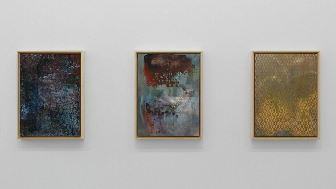 Vue de l’exposition / View of the exhibition «panemetCircen», kamelmennour (47rueSaint‑André desarts), Paris, 2017©LiamEverettPhoto. JulieJoubert & archives kamelmennourCourtesy the artist and kamelmennour, Paris/London