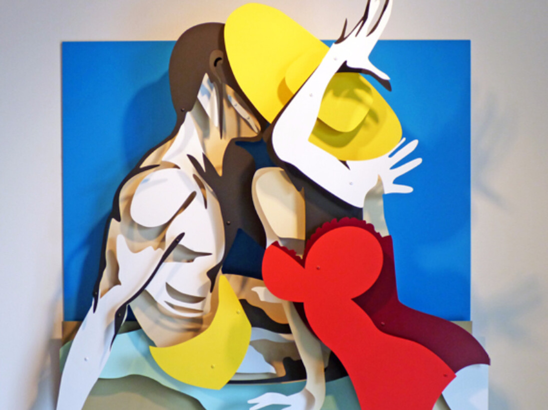 Kalish Editions, Kiss, 2015. Courtesy of FP Contemporary