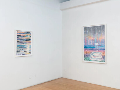 Laura Ball, The sun was glad to see my shadow, exhibition view. Courtesy of David B. Smith Gallery