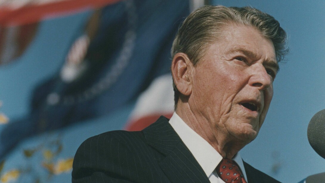Ronald Reagan, cuadragésimo presidente de Estados Unidos entre 1981 y 1989