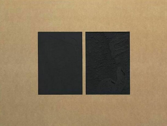 Daniel Lefcourt, Drawing Board, 2013, Graphite on machined fiberboard panel with pine frame, 32 by 42 in.  81.3 by 106.7 cm