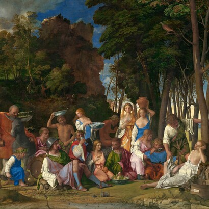 Giovanni Bellini, "Festino degli dei",1514, National Gallery of Art di Washington, USA