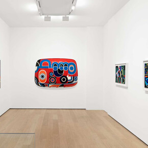 Jean Dewasne, exhibition view. Courtesy of Almine Rech 