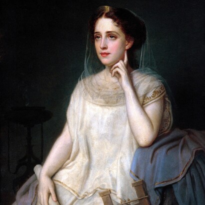 Giuseppe Fagnani, "Polimnia", 1869, Metropolitan Museum of Art, New York City, USA