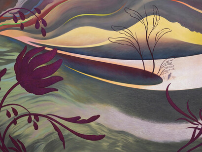 Koak, California landscape, November dawn (detail), 2026. Courtesy of Union Pacific