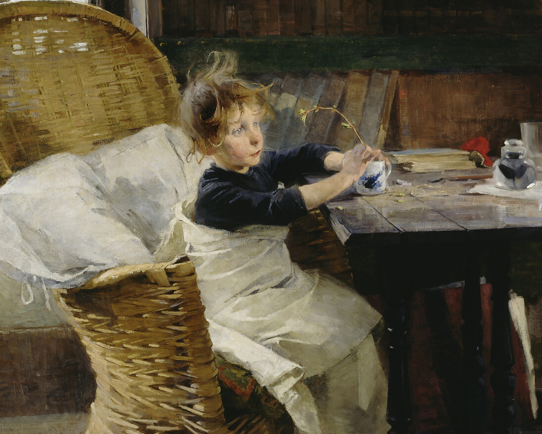 Helene Schjerfbeck: The Convalescent, 1888. Finnish National Gallery / Ateneum Art Museum. Photo: Finnish National Gallery / Hannu Aaltonen