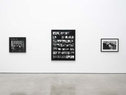 Paul McCartney, Rearview mirror. Photographs, December 1963–February 1964, exhibition view. Courtesy of Gagosian Gallery