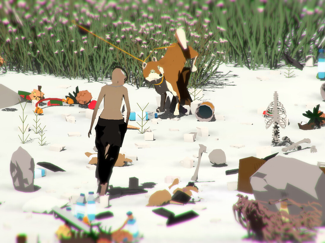 Ian Cheng, Emissary Forks at Perfection (detail), 2015, Vector drawing on vinyl, 130 x 150 cm, Courtesy of the artist and Pilar Corrias Gallery