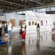 CAN Art Fair, 2024 edition, exhibition view. Courtesy of CAN Art Fair
