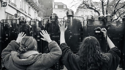 Demonstration against the Global Security Law, Paris, France, December 2020