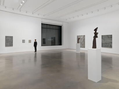 Jack Whitten, Speedchaser, exhibition view. Courtesy of Hauser & Wirth