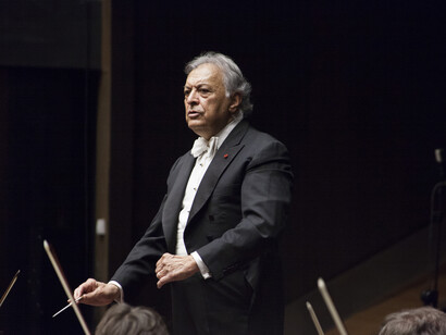 Zubin Mehta 01, foto Simone Donati. TerraProject, Contrasto