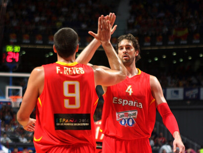 Felipe Reyes y Pau Gasol