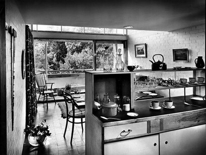 Terraced houses, 80-90 South Hill Park, Hampstead, London (1956). Architects: S. F. Amis and William & Gillian Howell. Photographer: John Pantlin, Credit: Architectural Press Archive / RIBA Library Photographs Collection
