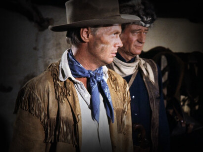 John Wayne en la película El Álamo (1960)