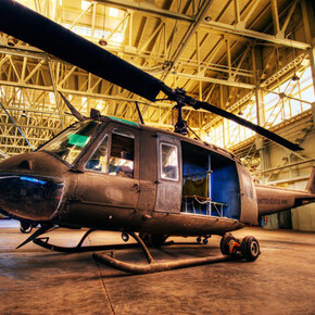 Bell UH-1 Iroquois. Courtesy of Pearl Harbor Aviation Museum