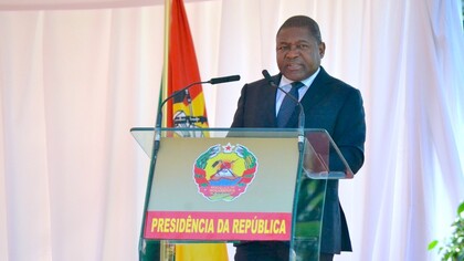 O Presidente da República, Filipe Nyusi, no lançamento do Programa de Integração da Agricultura Familiar em Cadeias de Valor Produtivas (SUSTENTA)