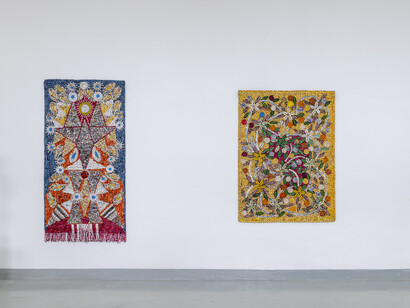 Sanaa Gateja, They too are the Earth, exhibition view. Courtesy of Afriart Gallery
