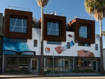 Alex Israel, Image of "Abbot Kinney Mural" produced by Various Small Fires in 2012. Photo: Michael Underwood