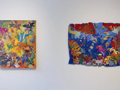 Josephine Turalba, We are the sea, exhibition view. Courtesy of 10 Chancery Lane Gallery