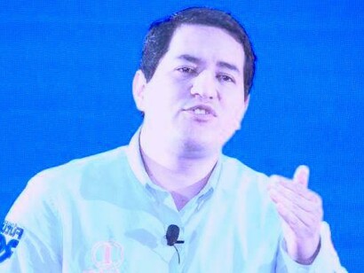 Andrés Arauz, apoiado pelo ex-presidente Rafael Correa, venceu o primeiro turno das eleições presidenciais de fevereiro