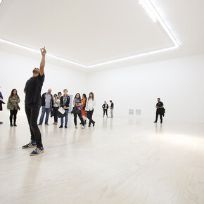 Retrospective by Xavier Le Roy. Photography by Lluís Bover. © Fundació Antoni Tàpies.