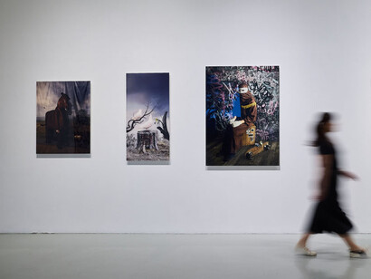 Various artists, Faces and figures, exhibition view. Courtesy of Mizuma Gallery