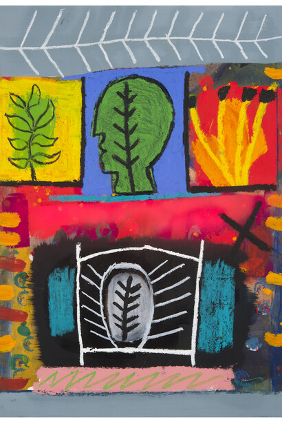 Mimmo Paladino. Courtesy of Galleria Giovanni Bonelli.