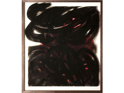 Julio Rondo, The Difference Between You And Me, 2015, Acrylique sur verre, 110 x 95 cm, Oeuvre unique, Courtesy Bendana I Pinel Art Contemporain & artiste