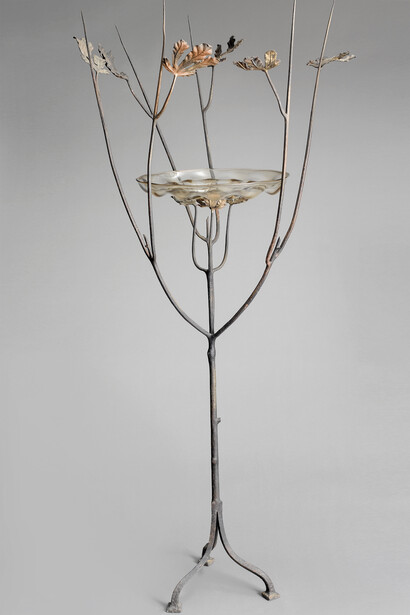 Alberto Gerardi (1889-1965), Porte fleurs, 1920, Métal, fer forgé et verre, 181 x 80 cm (diam.), Paris, musée d’Orsay © Musée d’Orsay, Dist. RMN-Grand Palais / Patrice Schmidt © D.R.