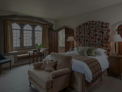 "Premier Deluxe Rooms" at Amberley Castle located in West Sussex, UK