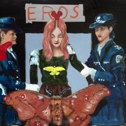 Dead woman walking (the people's republic vs republican people) (detail)
,
2023,
Huile sur toile,
170
x 190 cm. ©
Courtesy Templon, Paris
–
Brussels
–
New York / Laurent Edeline