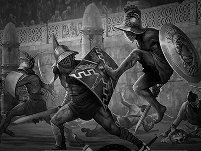 Gladiateurs. Du pain et des jeux ! Panem et circenses ! Voici la célèbre maxime des jeux de l’antiquité