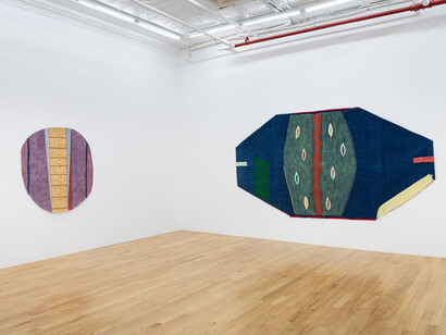 Teresa Baker, Mapping the territory, exhibition view. Courtesy of Broadway Gallery