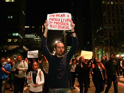 Protestos nas ruas brasileiras
