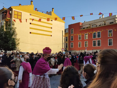 Recibimiento del obispo José Ignacio Munilla en Orihuela