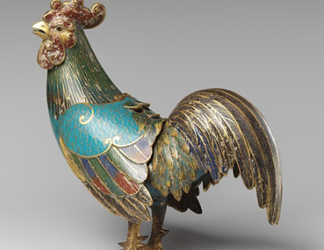 Celebrating the Year of the Rooster. Courtesy of The Met