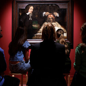 Rembrandt y la vida, vista de exhibición. Cortesía del Museum Het Rembrandthuis