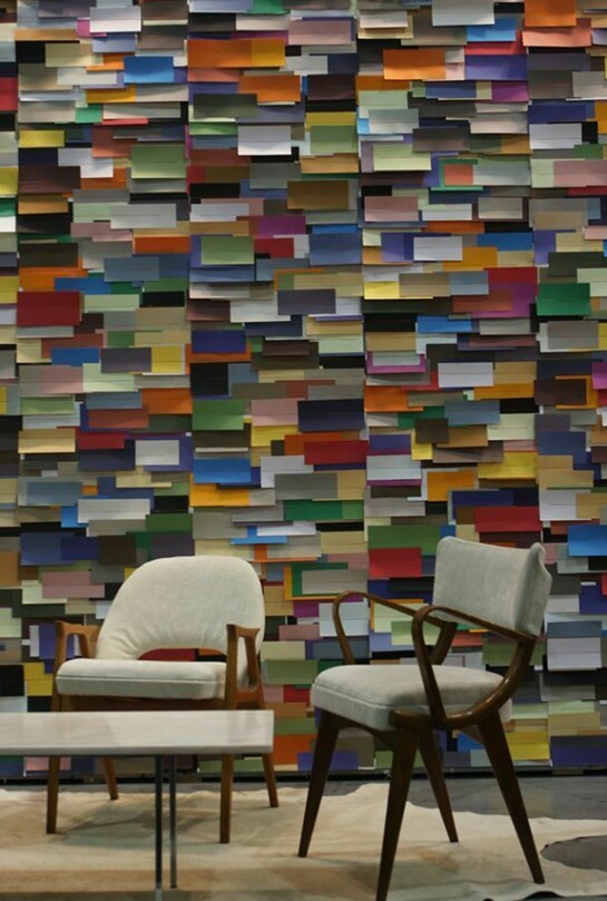 Another colour – wall covering by Tracy Kendall