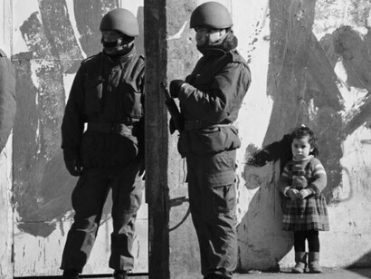 Soldados en las calles de Chile