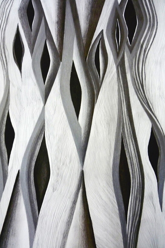 Christina Mitrentse, Black Holes and baby universes, 767x1024