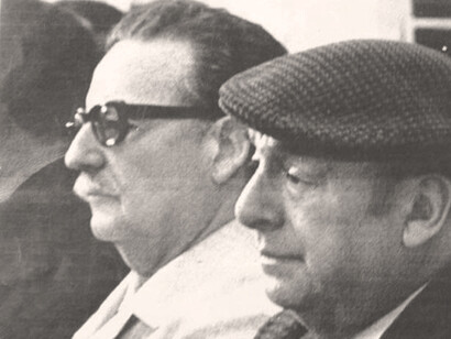 Pablo Neruda y Salvador Allende, Santiago, Chile, 1970