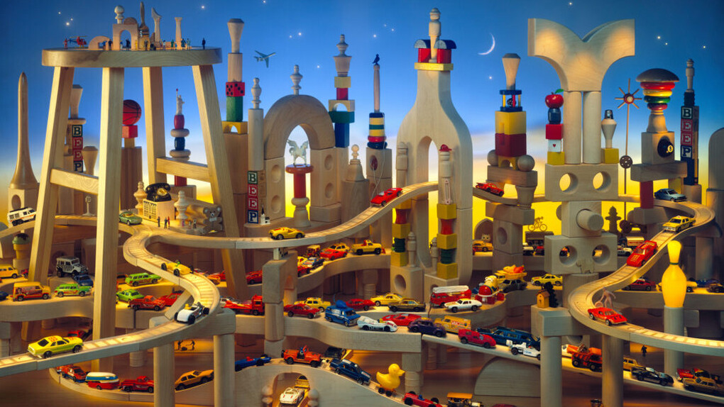 Walter Wick, City blocks, from I spy fantasy (detail), 1994. Courtesy of High Museum of Art
