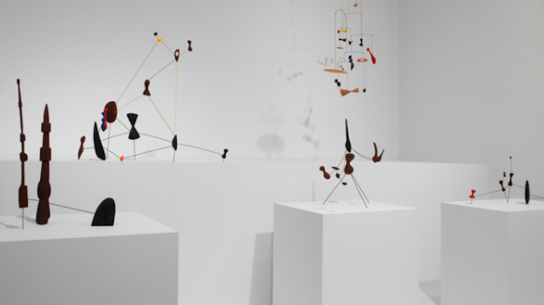 Alexander Calder, Exhibition view. Courtesy of Pace Gallery