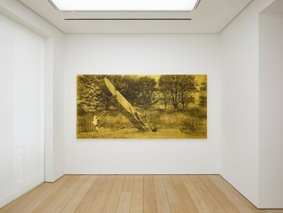 Anselm Kiefer, solo exhibition, exhibition view. Courtesy of Gagosian Gallery